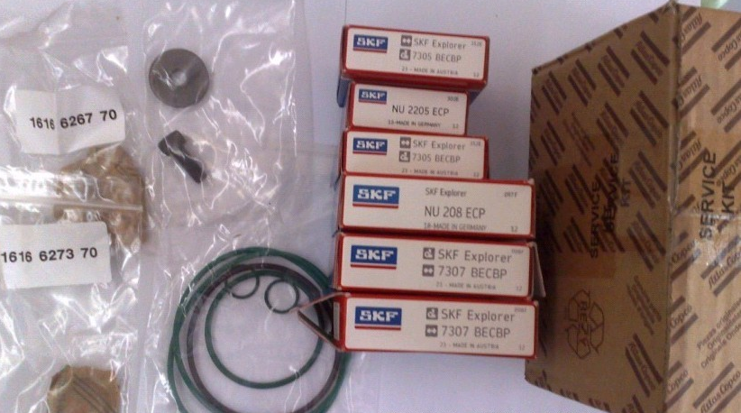 阿特拉斯空压机机头检···